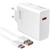 AOKUTDA 120W Caricatore Rapido Adattatore USB per Xiaomi,Caricatore Turbo con Cavo USB C 2m per Xiaomi 15 14 Ultra 14T 13T 13 12T 11T Pro,Redmi Note 13 12 11 11S Pro+ 5G,Mi 11 Ultra