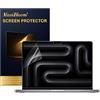 MasiBloom Pellicola protettiva opaca per MacBook Pro 2025 da 14 pollici, chip M5 A3434, smerigliata, antigraffio, filtro 5H, accessori per laptop (2 pezzi)