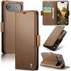 Rerzoiro Cover per iPhone Air Custodia Portafoglio [Blocco RFID] Premium Pelle PU Wallet Case Flip Libro con Porta Carte Slot Supporto Flip Case per iPhone 17 Air, Marrone