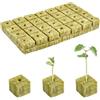 DIELOVEHUA 28 Pezzi Cubi di Lana di Roccia, 2.5 x 2.5 x 2.5 cm Cubi di Coltivazione Soilless,Rockwool Grow Cubes, Lana di Roccia Cubi di Radicazione per Talee Pianta Propagazione