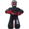 Oryx Sports Pupazzo da allenamento per arti marziali miste, sacco da boxe judo, MMA BJJ, Jiu Jitsu, posizione seduta, mani anteriori (senza imbottitura, tela) (70 pollici, tela rossa)