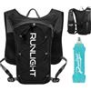 Runlight Gilet idratazione, leggero zaino da corsa con borraccia morbida da 500 ml, zaino idratazione da corsa per uomini e donne, zaino idratazione per escursionismo, ciclismo per uomini e donne