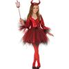Rubie's Bristol Novelty 3015575-6000 Costume classico da diavoletta, rosso, età 5-6 anni Halloween