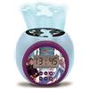 Lexibook - Disney Frozen Sveglia con proiettore Anna Elsa con funzione snooze, luce notturna con timer, schermo LCD, a batteria, blu/viola, RL977FZLXB