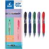 Pilot G2 07 Penne A Sfera Gel Retrattili - Punta Fina 0,7mm - Inchiostro Nero - Ricaricabili - Confezione Da 6 Pezzi