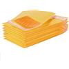 BIGJIYU Buste Imbottite A4,21x30cm Buste per Spedizioni Pluriball Autosigillanti per Imballaggio Oro (10 pezzi)