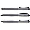 STABILO Set di 3 penne roller palette inchiostro gel punta media nera