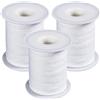 LIERFIS Stoppini per Candele, 3 Rotoli 200 ft/ 61 m Stoppini di Cotone Naturale per Candele fai da te, Candela Forniture Candela Fai da te Artigianato
