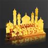 TaimeiMao Decorazione in Acrilico Eid Mubarak Ramadan, Lanterna Ramadan, Eid Mubarak Ramadan Decorazione, Decorazioni Ramadan Luci, Decorazione Eid Mubarak LED, per Ramadan Eid Mubarak Decorazioni