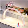 Adonafy Mezza Luna Lampada per Nghie: 29 Lampada da Tavolo per Unghie - Luce Unghie da Tavolo con 3 Modalità Colore e 10 Livelli di Luminosità Regolabili per Unghie (Rosa con Diamante, Grande)