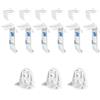 2 set di accessori per tende a rullo in plastica da 25 mm, kit di riparazione e sostituzione fai da te con catena di perline per aste per tende