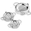 CHSEEO Set di 3 Pastamaker Stampo per Panzerotti, Ravioli, Pierogi e Pasta Tagliapasta Forme per Ravioli Mold Wraper Dumpling Maker e Dough Press Pasticceria Utensili in Acciaio Inox #2