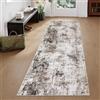 Homcomodar Moderno Passatoia Tappeto Corridoio Marrón Tappeti 60x240cm Cucina Antiscivolo Lavabile in Lavatrice Tapette Camera da Letto Pelo Lungo