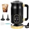 Joueainou Montalatte elettrico - Montalatte 4 in 1 per cioccolato caldo con controllo della temperatura Montalatte automatico per schiuma calda Elektrischer Milchaufschäumer