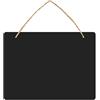 Rosenice 160209 - Lavagna decorativa per gesso a doppio lato con cordino per appenderla