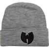 Wu Wear Berretto Urban Streetwear Winter Fashion, Hip Hop, unisex, confortevole, grigio., Taglia unica