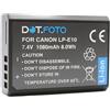 Dot.Foto LP-E10 Premium 7.4v / 1080mAh Batteria Ricaricabile per Canon EOS 1100D, 1200D, 1300D, 1500D, 2000D, 3000D, 4000D