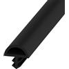 WMYYLX Guarnizione per porta, Guarnizione TPE per porta, Guarnizione per serrature porta 5m/10m/30m, Guarnizione in gomma, Guarnizione resistente al vento e alla pioggia per ante di porte, finestre (Nero, 10