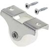 AERZETIX - Set di 12 ruote per mobili con base fissa Ø25 mm | viti incluse Ø3,5x16 mm | piastra di montaggio 42x18 mm | portata 25 kg