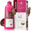 Karseell MACA CARE SYSTEM Shampoo Colorante Castano Naturale Copertura Capelli Bianchi Istantanea 5 Minuti Olio di Argan Cheratina Idrolizzata Senza Parabeni Senza Siliconi Capelli Secchi Danneggiati