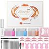 Lomansa Kit Laminazione Ciglia, Laminazione Sopracciglia Rapido, Lash Lift Kit Completo per Fai da Te o Salone, Confezione Singola da 30 Pezzi
