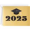 Hallmark Biglietti di laurea 2025, nero e oro (40 biglietti con buste) per ringraziamento, annunci, inviti