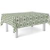 ECOMMERC3 Tovaglia cerata antimacchia rettangolare 180x140 Mallorca Verde | Per la tavola di ogni sera, disegno mediterraneo, tela cerata impermeabile, si pulisce con un panno umido