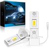 Sycreek Lampadine H3 LED,30000LM 6500K Bianco Freddo 12V Led H3 Lampade Faro per Auto e Moto 600% Luminosità 1:1 Mini Plug-n-Play