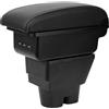 YJYWZH Braccioli Compatibile Peugeot 207 207CC Braccioli Bracciolo Doppio Strato Centrale Console Vano