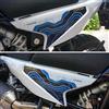 labelbike Adesivi 3D Moto Fianchi Coda Compatibile con Husqvarna | Norden 901 2023, Protezione in Resina, Antigraffio, Decorazione, Giallo Blu Carbonio Bianco, Made in Italy