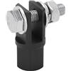 Keenso Adattatore jack forbice universale, alto resistenza, compatibile avvitatore impulso 1/2 pollice, per rimorchio veicoli