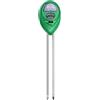 Navoys Tester per suolo 3 in 1: sensore di umidità, luce, pH, monitoraggio dell'acqua delle piante, sensore igrometro per giardinaggio, agricoltura, interni ed esterni, agricoltura da giardino, prato,