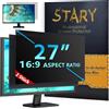 STARY 2 Pack Schermo della privacy del computer da 27 pollici per monitor widescreen 16:9, pellicola protettiva rimovibile antiriflesso per graffi a luce blu