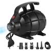 Fouvin Pompa ad aria elettrica, 600 W, pompa elettrica con 5 ugelli per Airtrack, materassino ad aria, galleggianti gonfiabili, zattere, letti ad acqua, barche, piscine per bambini