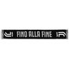 Juventus F.C. Sciarpa Juventus Juve ufficiale JACKARD fino alla fine NEJ07