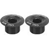 Culnflun Bulloni a manovella per moto Bulloni in lega di alluminio ad alta resistenza Tappo a vite per Prowheel Hollow Integrated Pedivella Set 2 pezzi 18 mm (M18 Black)