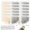 Acmerota Filtro di ricambio per oneisall HM-02 da 2,5 litri fontana per gatti, confezione da 12 filtri per fontana per gatti Compatibile per oneisall HM-02 da 2,5 litri fontane