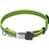 Herm Sprenger Collare regolabile, riflettente, verde, 40-55 cm