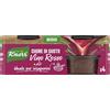 Knorr Cuore di Gusto Vino Rosso, Pronto da Sciogliere in Padella, con Ingredienti da Agricoltura Sostenibile, Vegano, Senza Glutine, 4 Vaschette da 28g