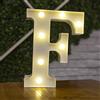 Tiardey Lettere Luminose a Forma di Simbolo a LED, lampade da Tavolo con tendone in plastica con Alfabeto,Festa di Compleanno per Matrimoni Tutti i Giorni Decorazioni da Appendere a Parete a casa-F