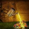 Lureshine - Lanterna solare a LED per esterni, con motivo floreale, IP65, impermeabile, in metallo, luci solari da giardino, decorazione vintage per esterni, terrazza, balcone, prato
