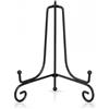 Tincogo 7 Pollici Ferro Supporto Cavalletto Decorativo per foto, piatti, cornici, libri di cucina, piatti decorativi, tablet e arte, Black 2 Pezzi
