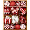 Alupssuc 82 Palline di Natale Infrangibili, Decorazioni Albero di Natale