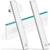 LQWELL® 54 LEDs Luce per armadietto con sensore di movimento wireless Luce da 32 cm 1800 mAh Ricaricabile Luce dimmerabile per armadio per cucina Armadio Libreria Camera da letto (Bianco, 2 Pezzi)