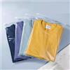 Zykra 35 Pezzi Sacchetti Vestiti Viaggio con Zip, 40x30cm Impermeabili Sacchetti Plastica Richiudibili, con 10 Etichette Autoadesive, Grandi Buste Trasparenti per Vestiti, Indumenti, Biancheria Intima