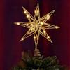 Aniepaa Stella Albero di Natale, Puntale Albero di Natale Luminoso, Puntale Alberos Natales con Luci A 20 LED per L'interno Dell'ufficio, Decorazioni Alberos di Natales Capodanno