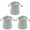 Sarini 3PCS E27 Portalampada Vite Ceramica Porcellana Zoccolo per Lampadine Alogene e Incandescenti