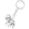 STERLL Portachiavi Uomo Portafortuna Elefante In Argento Sterling