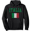 Italia Gifts Family Couples Group Boys G Bandiera Vintage Italia Italia Italiano Uomo Donna Bambini Felpa con Cappuccio