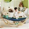SoBuy KMB16-J Amaca per bambini con tappo di sicurezza Amaca Altalena lettino Altalena per seggiolone per bambini Colorato